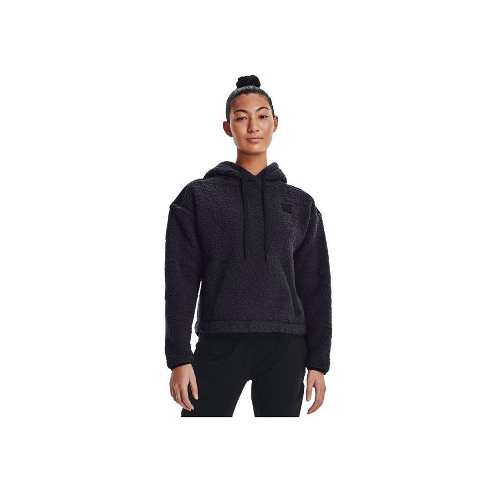 Under Armour Micro Fleece Warm Hooded Sports Sweatshirt Women sweatshirt Purple 1366952-590