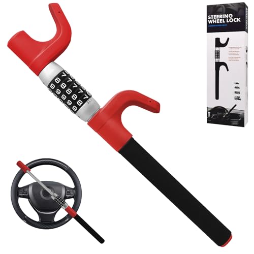 

Блокиратор рулевого колеса TongWey, Противоугонный, Тип с циферблатом, Блокировка руля, Защита от ретрансляционной атаки, Сплав, Рулевое колесо автомобиля, Противоугонный, Простая установка