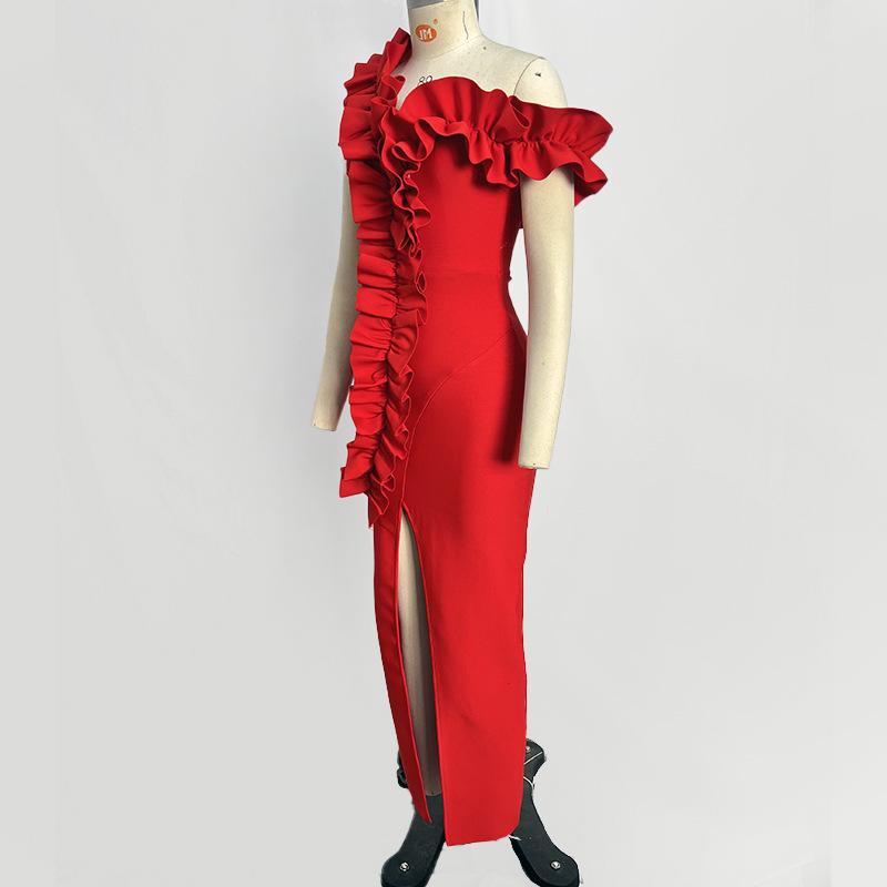 Annual Meeting Festive Bandage Evening Dress