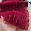 17cm wide 5-layer organ pleated mesh fluffy wavy edge lace DIY Girl Princess Doll dinner dress skirt for easy sewing accessories