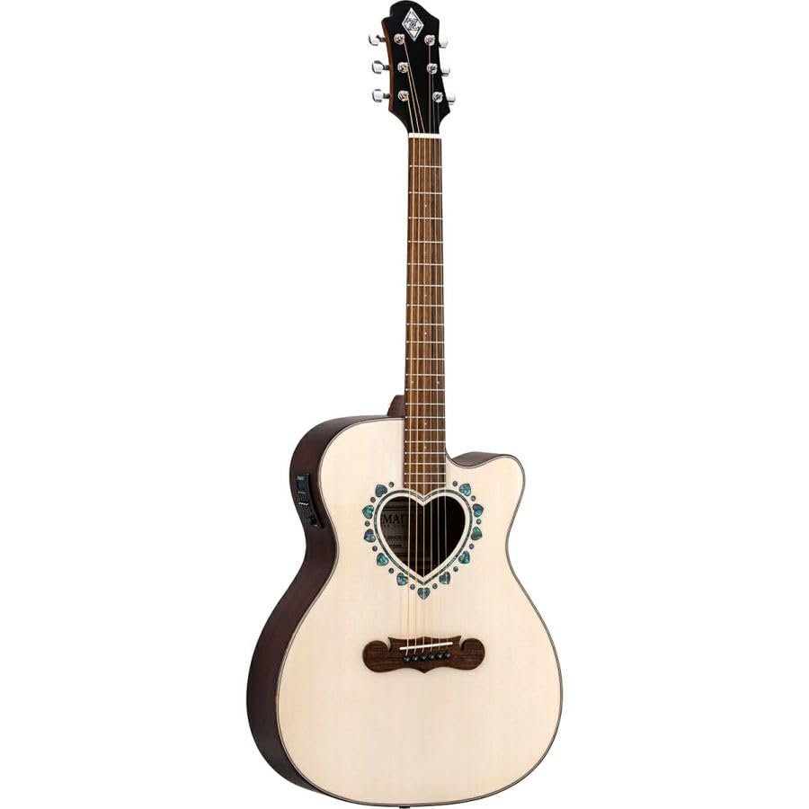 Ormeau blanc Zemaitis CAF-85HCW, blanc
