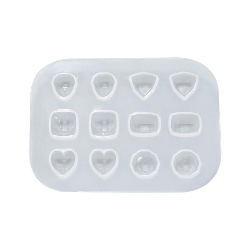 Silikon Ohrringform Stilvolle Stecker Ohrringe Formen Schmuck Bastelbedarf Ohrring Zubehör für DIY Schmuckherstellung