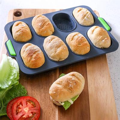 Nepřilnavá forma na pečení dortů Silikonová forma na hamburger na muffiny