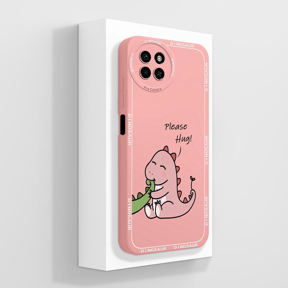 Liquid Silicone Case For Itel S23 4G Back Cover Luxury Shockproof Avocado Daisy Camera Protection Matte Anti Drop Phone Bags For Itel S 23 Bumpers
