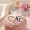 Exquisite Zircon Butterfly Ring Light Luxury Finger Jewelry Light Luxury Crystal Ring  Daily