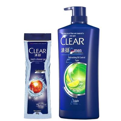 Clear Men Oil Control Hair & Body Care Set