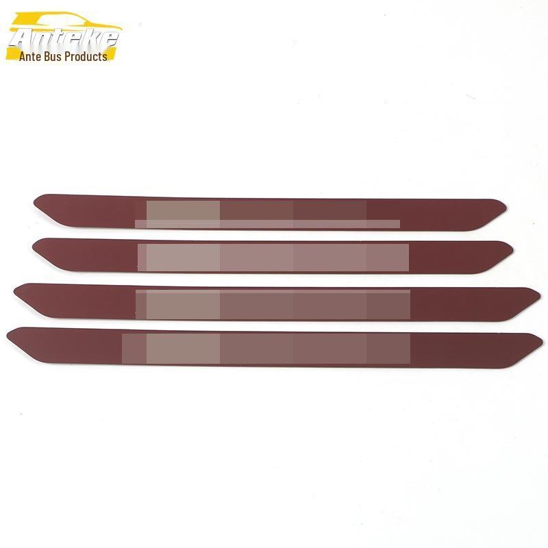 22 X5L Stainless Steel Sill Strips: Exterior Decorative Welcome Pedal Patches