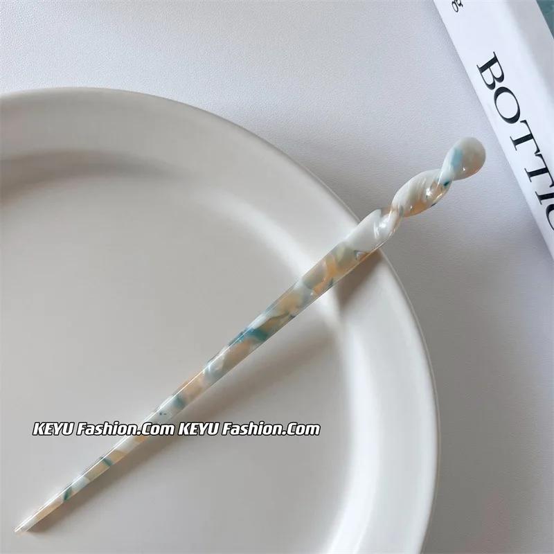 Fashionable Chinese Style Hairpin Retro Acetate Chopsticks Women's Hairpin Hairpin Pin Wedding Hair Accessories