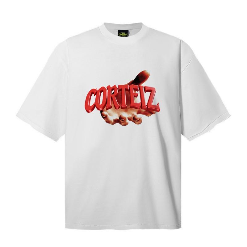 Corteiz Alcatraz Streetwear Heavyweight Cotton Tee Unisex Oversized Fit Casual Short Sleeve