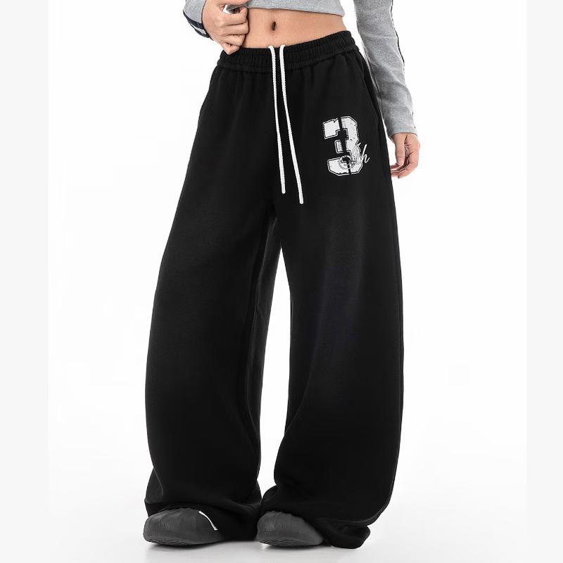 Pantaloni della tuta larghi lavati effetto retrò ICH MODE da donna