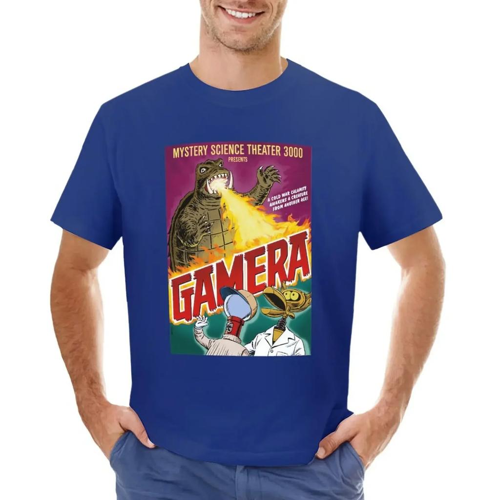 MST3K - Gamera \t T-shirt Boys Animal Print Blouse Vintage Clothes T Shirt Men