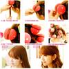 6PCS Sponge Rollers Curlers Strawberry Balls Hair Care Soft Foam Sponge Rollers Curling Women Hair Styling Tools