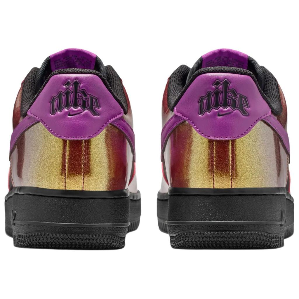 Nike Air Force 1 07 LV8 Gold Black Bold Berry Unisex Sneakers IB6843-002