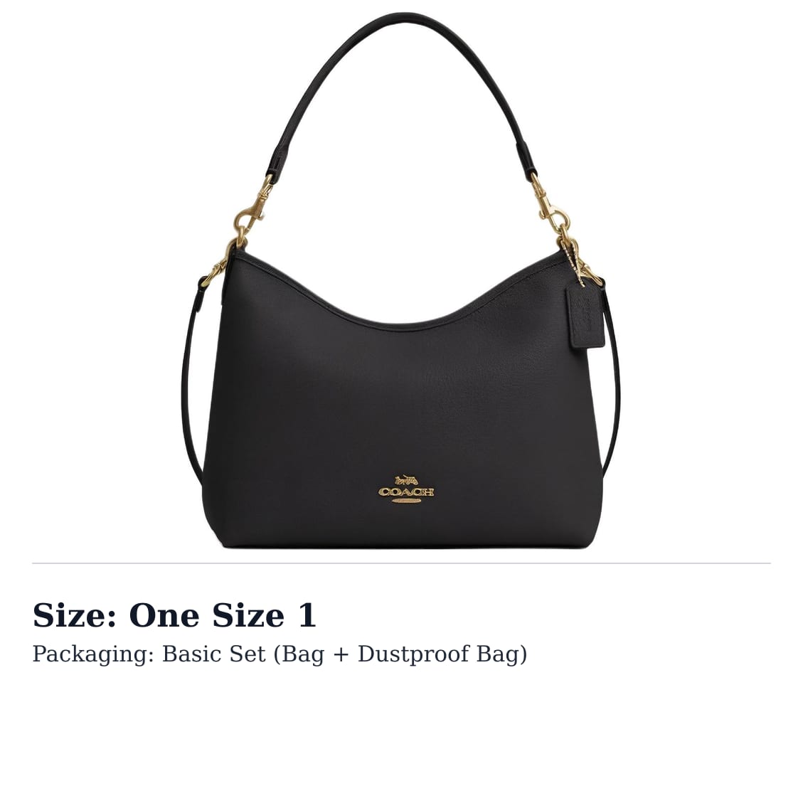 COACH Laurel Pebbled Leather Portable Crossbody