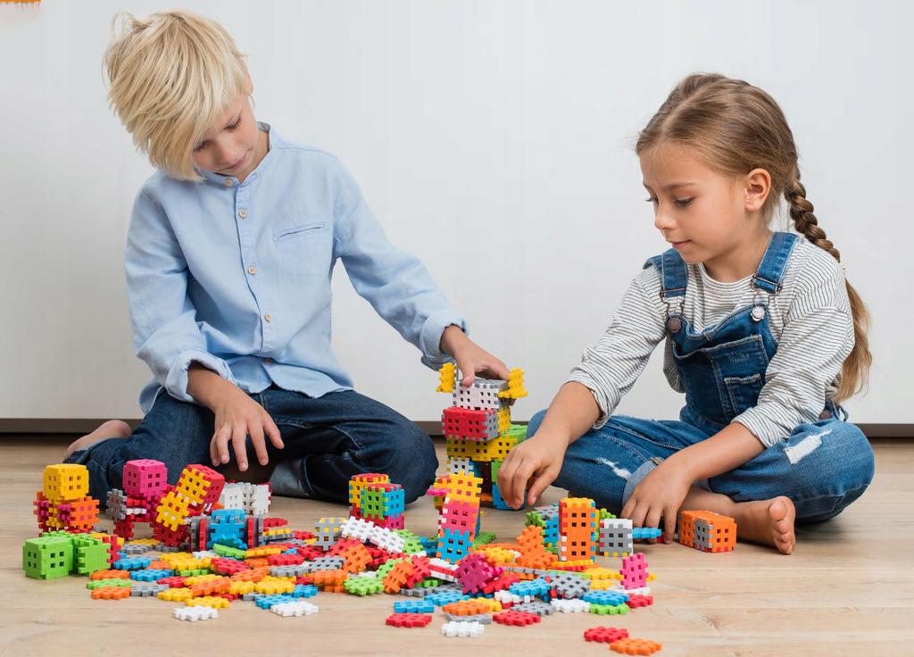 Marioinex Creative Blocks Mini Waffles, 300 Pcs