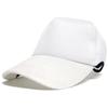 Plain Round Mesh Cap White Large Size [Big Watch] CPMG-03R Men's