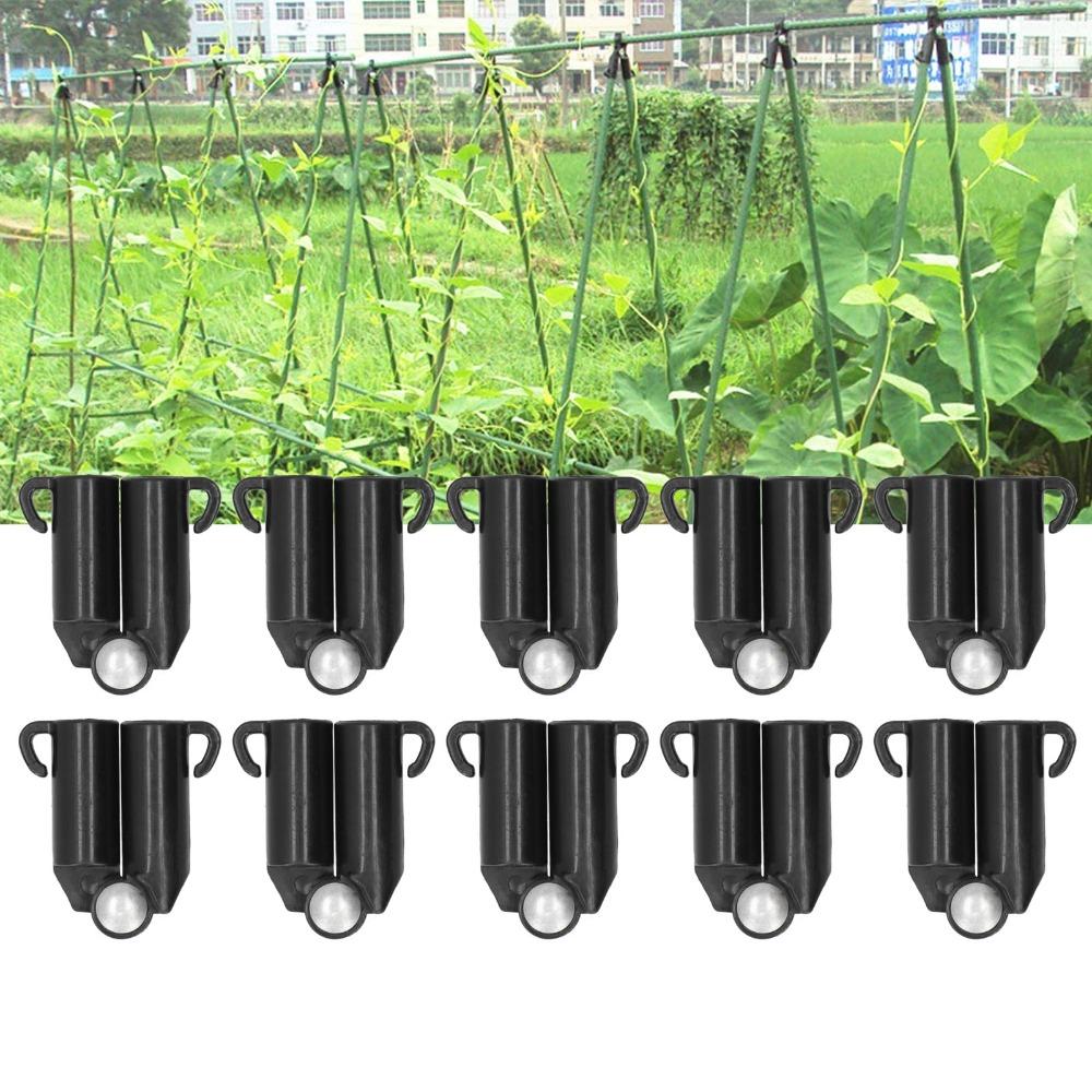 10PCS Plastic Plant Stake Joint 11mm/16mm Plant Support Connector  Supporting Climbing Plants