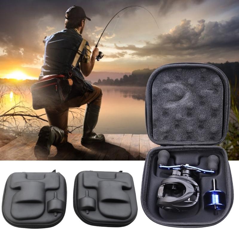Lightweight Fishing Reel Bag Portable Spinning Reel Case Cover  Shockproof Fishing Tackle Storage Case Easy to Use