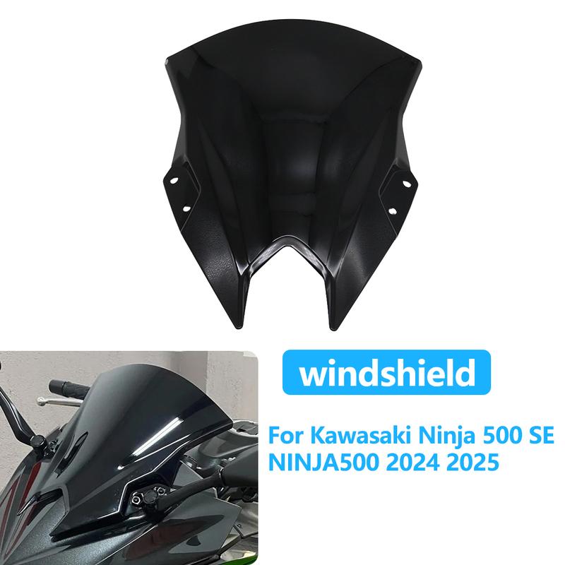 Windscreen Motorcycle Accessories For Kawasaki Ninja 500 SE 2024 2025 NINJA500 Wind Deflectors Double Bubble Windshield Screen