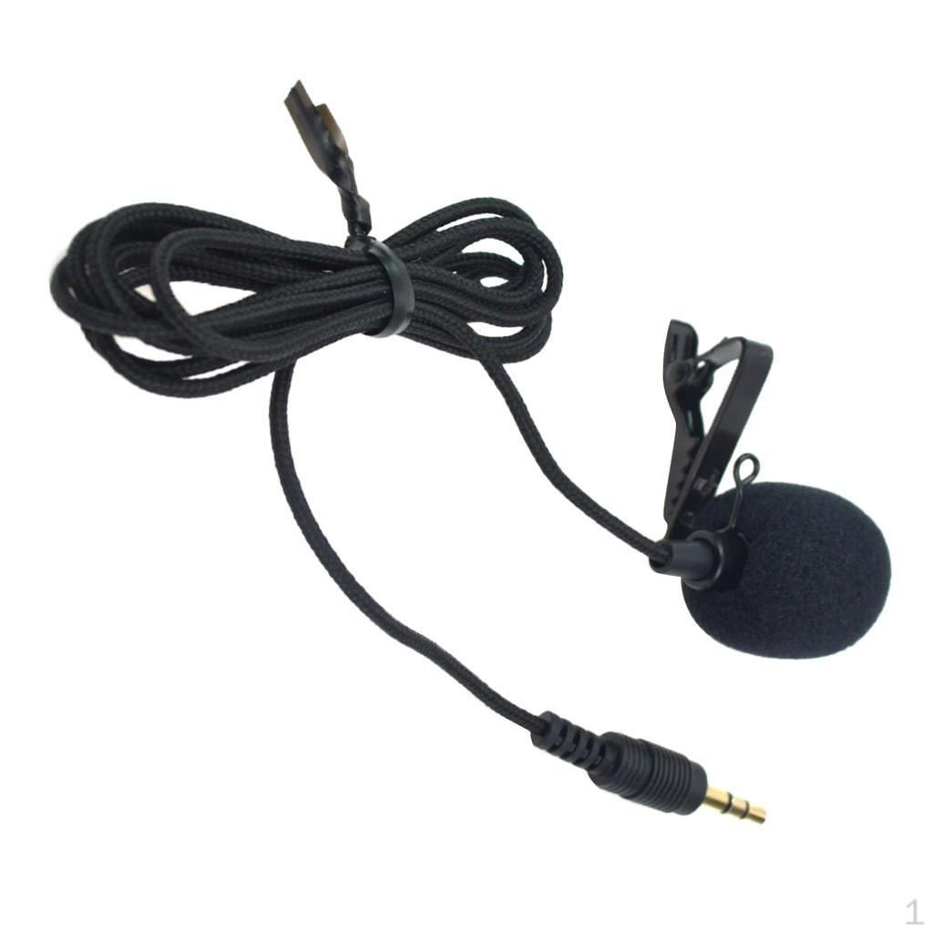 

Внешний конденсаторный микрофон с петличным зажимом для 3 3+ 4 — черный