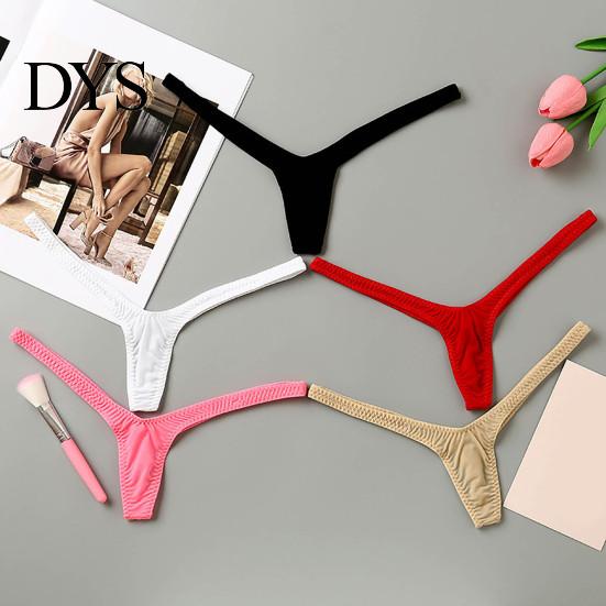 Lady Panties G-string Tiny Tempting Low Waist Hot Lightweight Sexy Elastic Pornographic T-shape Female Intimate Clothes