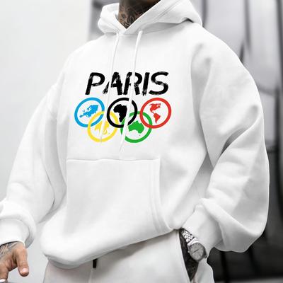 Hooded Sweatshirt, Drawstring Adjustable Hood & Breathable, Ideal for Outdoor
