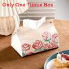 Modern Leather Tissue Box For Living Room And Car And Multi Use Features