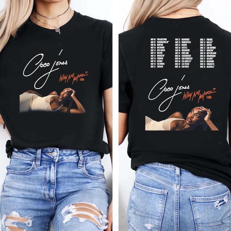 CoCo Jones Tour tee CoCo Jones tour CoCo Jones shirt CoCo Jones 2025 tour Unisex T-Shirt XXXL