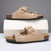 Fashion New Stylish Slippers Versatile Half Drag Mens Summer Casual Shoes Outdoor Comfortable Beach Shoes Soft Sole Slides Beach Sandals