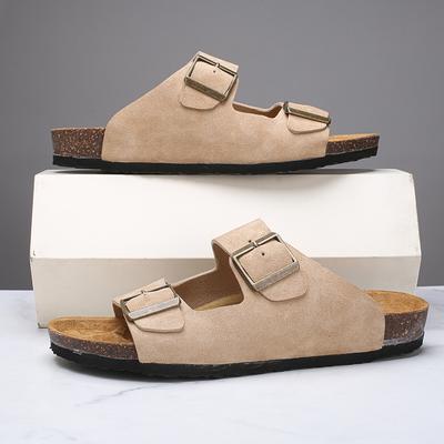 Neu Mode für männer Kork Sandalen Klassische Kork Hausschuhe Männlichen Sommer