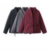 Kaslead New Arrival Women's Clothing Fashion Style Fashion Minimalist Three Colors Kimono Long Sleeves Outwear 0518047