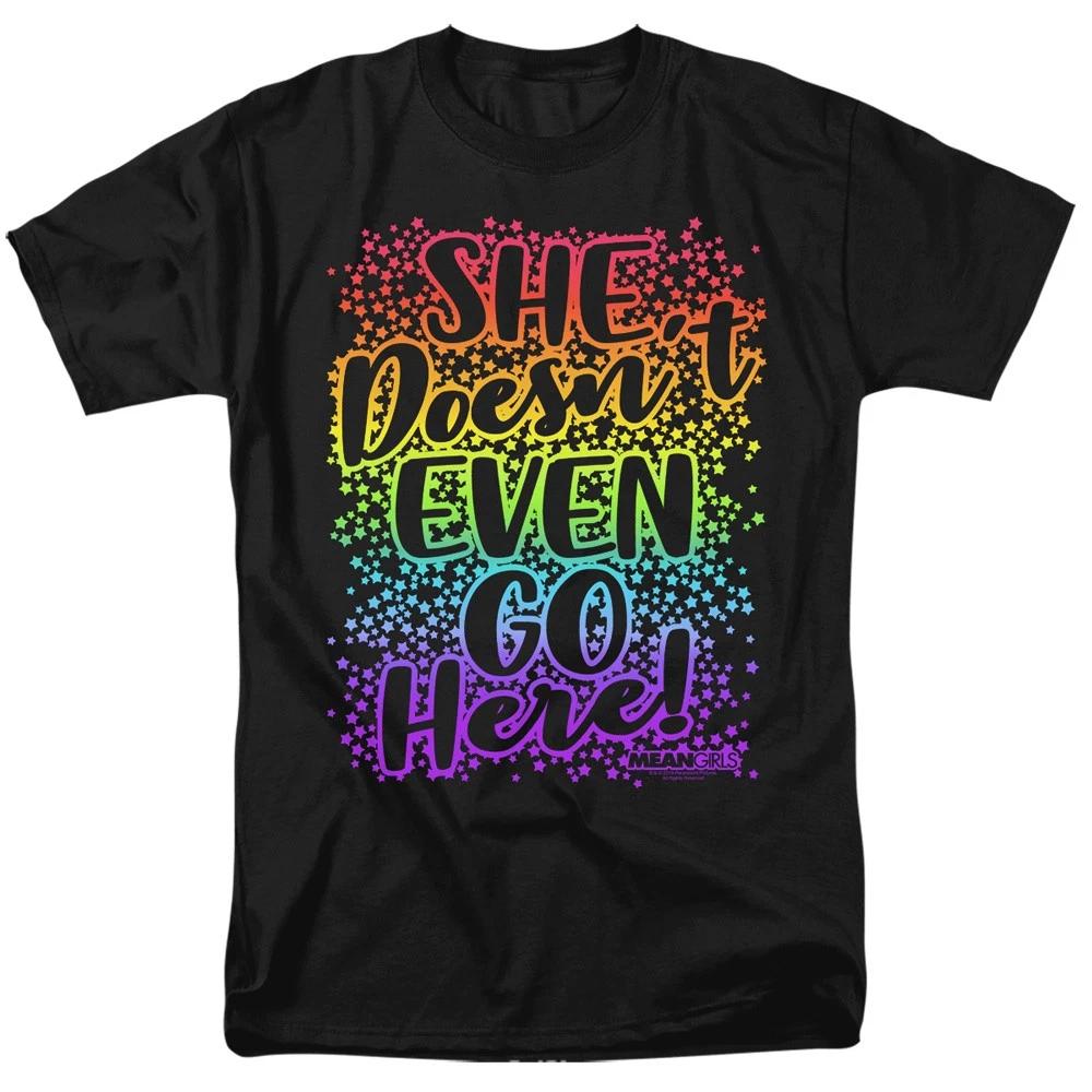 Mean Girls - Doesn t Go Here - Unisex Short Sleeve Children s T-shirt - Black 140