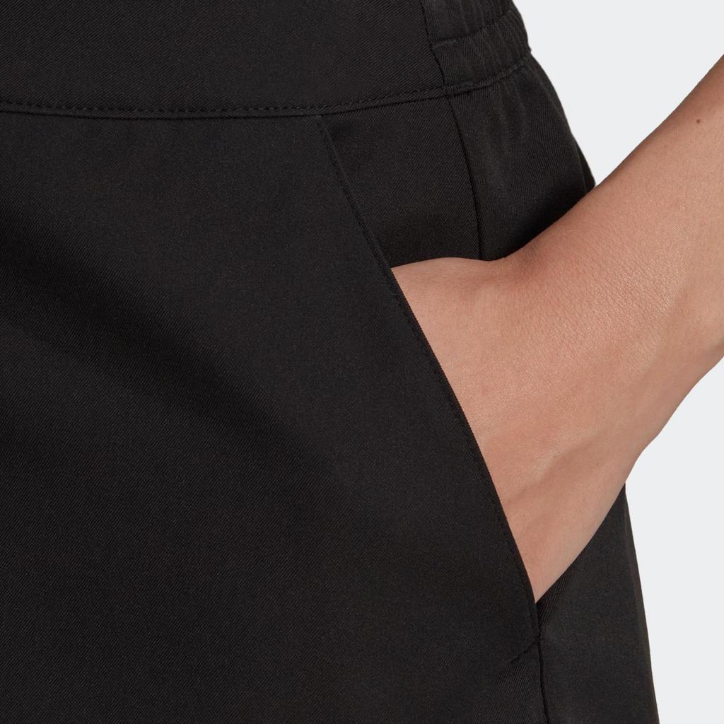 Adidas Originals Adicolor Contempo Pleated Loose Sports Skirt Women Black HN3669