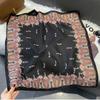 Luxury Square Silk Scarf For Women Hijab Hair Bands Neckerchief Paisley Satin Shawl Ribbon Headband Fashion Wraps Bandana
