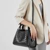 Summer Niche New Women's Bag High-End Leather Casual Fashion Single Shoulder Crossbody Genuine Leather Embossed Basket Bag