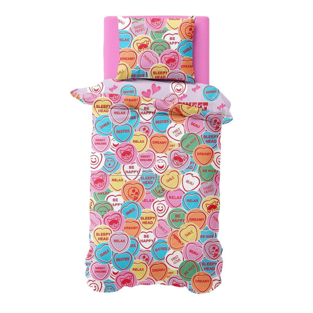 K Collection Sweet Dreams Rotary Panel Duvet Set