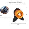 Outdoor Multi-Purpose Gas Converter with Bracket for Camping Stoves
