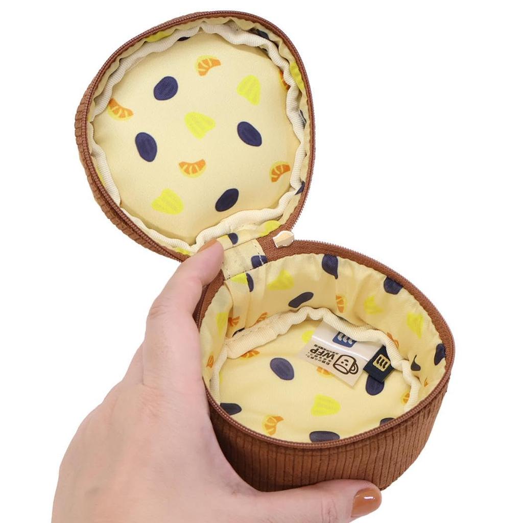 Marushin Corduroy with Panettone Cake Dessert 0585029400 Yup! Pouch, Fabric, Chain, Design,