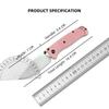 BM Mini 533 533bk EDC Folding Knife Lightweight Pocket Knife Manual Thumb Studs Open Plain Edge Coated Fiberglass Handle