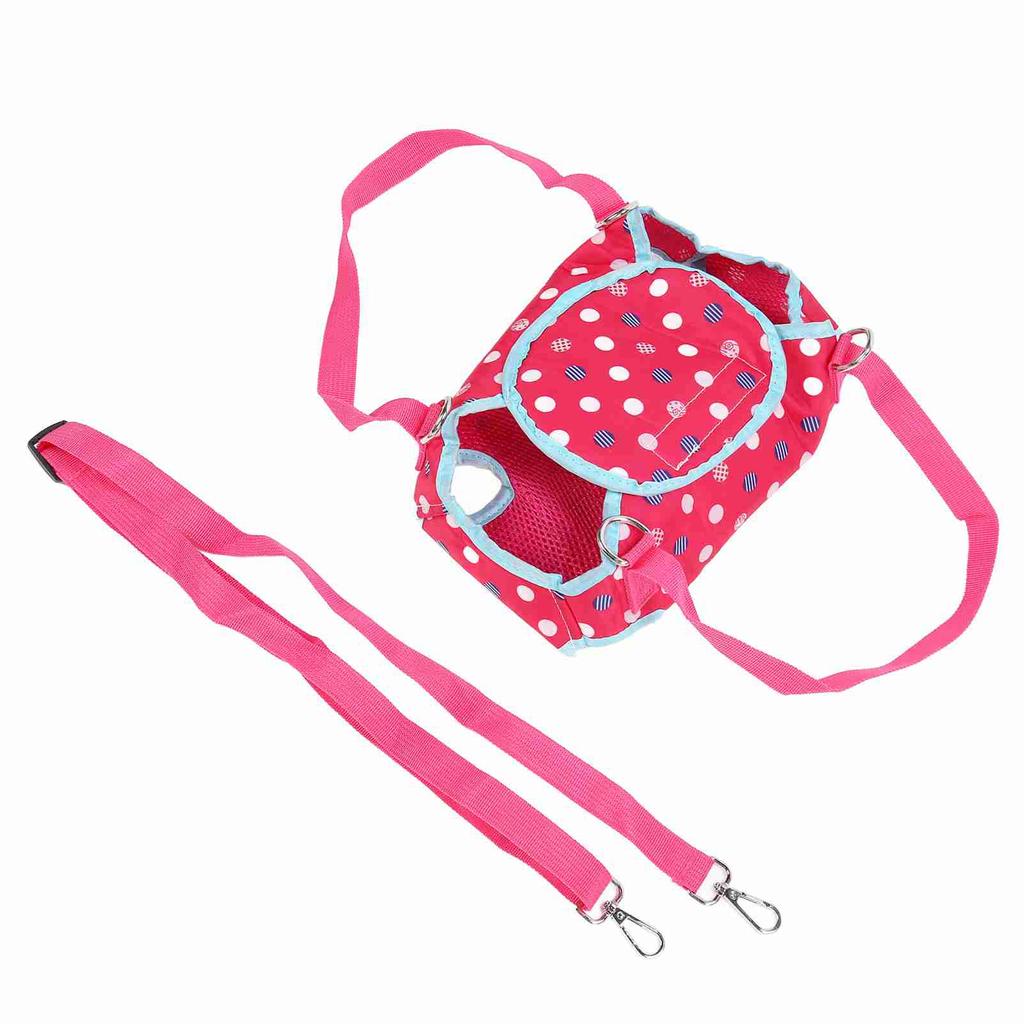 Dog Support Harness Single Shoulder Portable Breathable Pet Lift Support for Outdoor Rose Color
