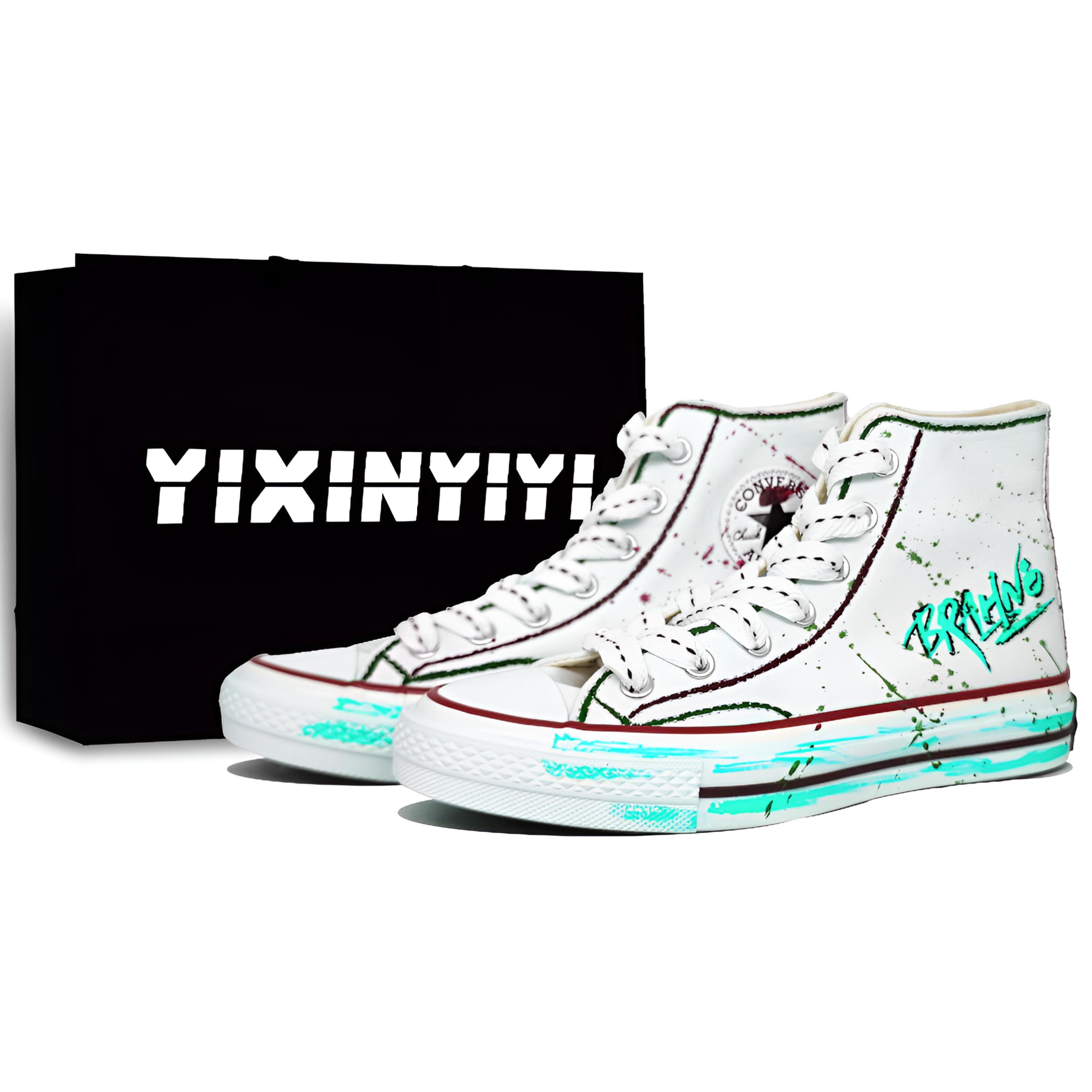 Converse Chuck 70 износостойкие износостойкие высокие кеды унисекс Индиго 162056C(Команда1353-) 38