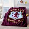 Football Club Emblem Lion Blanket Flannel Blanket for Bed, Sofa, Camping, Hiking, Picnic Essentials, Gift for Family Fan Gifts