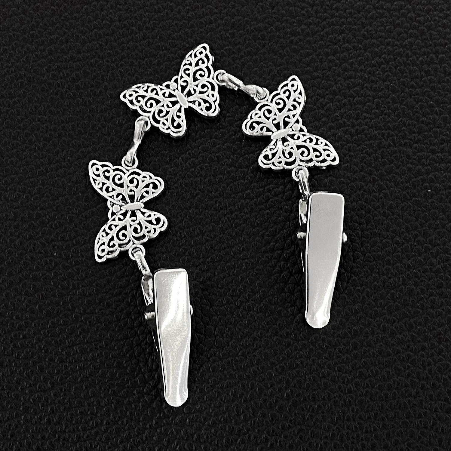 

Европа и США, ретро-сплав, зажим для свитера, шарф, кардиган, пряжка, зажим для воротника рубашки, антибликовый комплект, плотная брошь-зажим