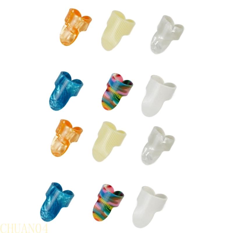 A1A2 12Pcs Flat Thumbpicks Guitar Plectrums Picks Finger Picks for Fingerstyle Acoustic Guitar Banjo or Ukulele Enduring