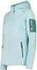 Куртка CMP Woman Fleece Jacket Fix Hood (3H19826) Jacket Knitted Melange Hoody (3h19826-05et) opale-bianco