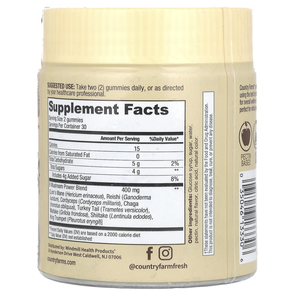 60 Native Mushrooms, Cola, and Gummy Jelly