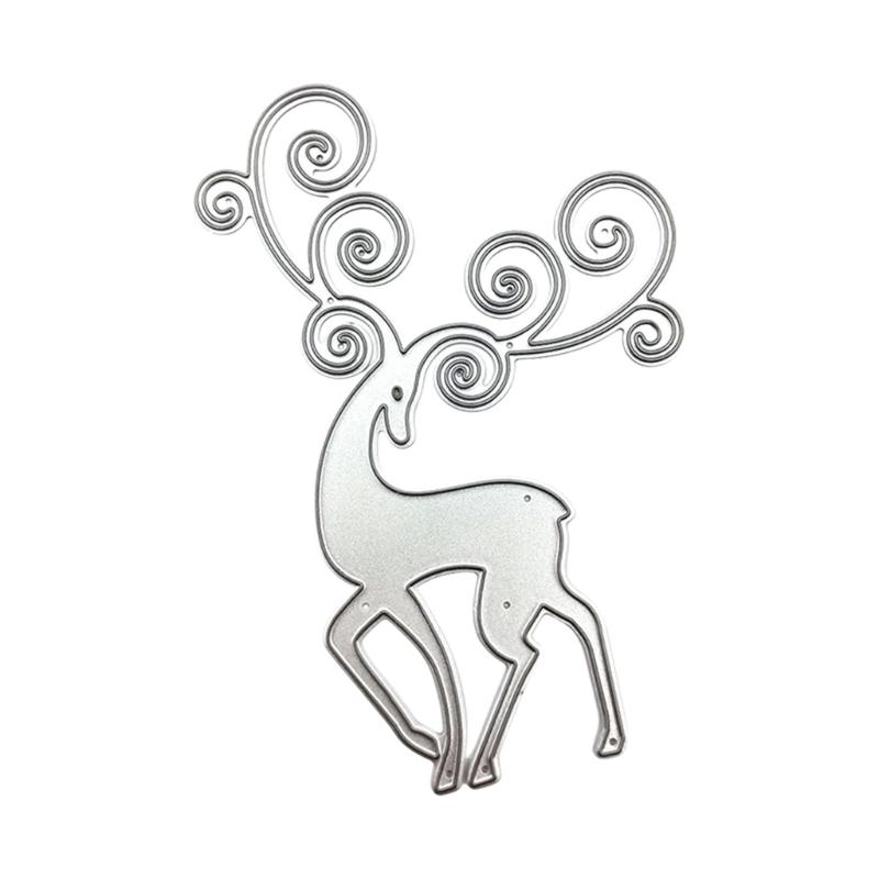 Christmas Series Die Cuts Stencils Template Molds Christmas Sleigh Metal Cutting Dies for Album Scrapbooking Decorations