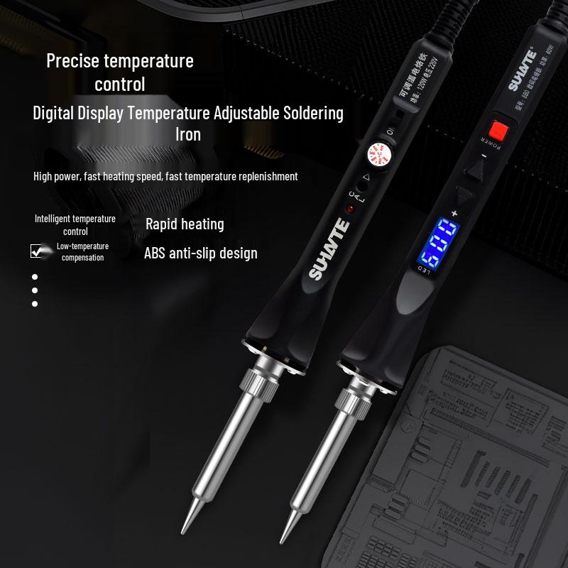 Digital Display Adjustable-Temperature High Power Soldering Iron Set