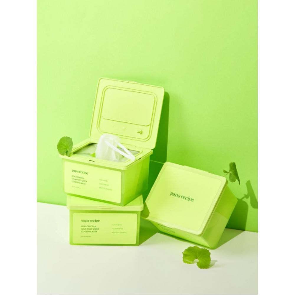 Paparecipe Real Centella Cica Daily Quick Cooling Mask  30 Sheets NONE