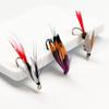 9Pcs-3 Boxs Bundle Fly Fishing Flies 3 different styles Wet Flies Bait for Flishing Trout/carp Artificial Lure Accessories (with Flies Box)
